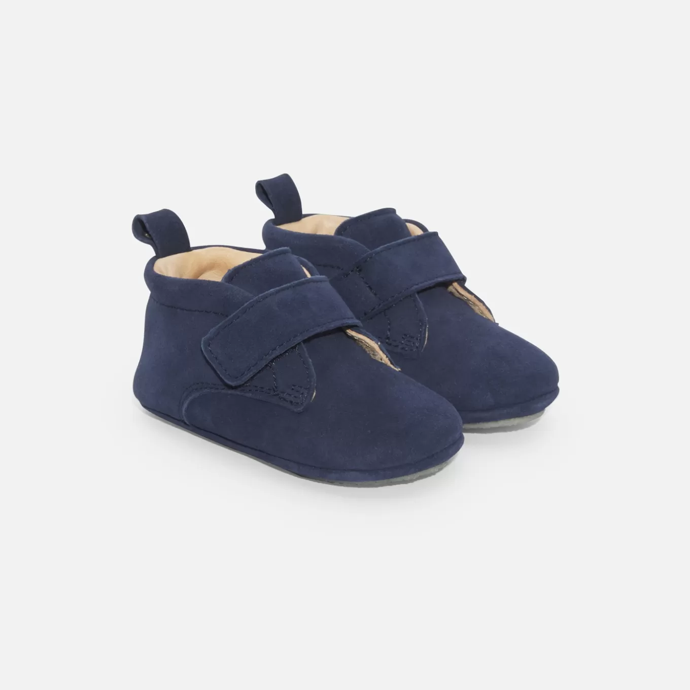 Shop Jacadi Baby-Krabbelschuhe aus Leder für Jungen BLAU