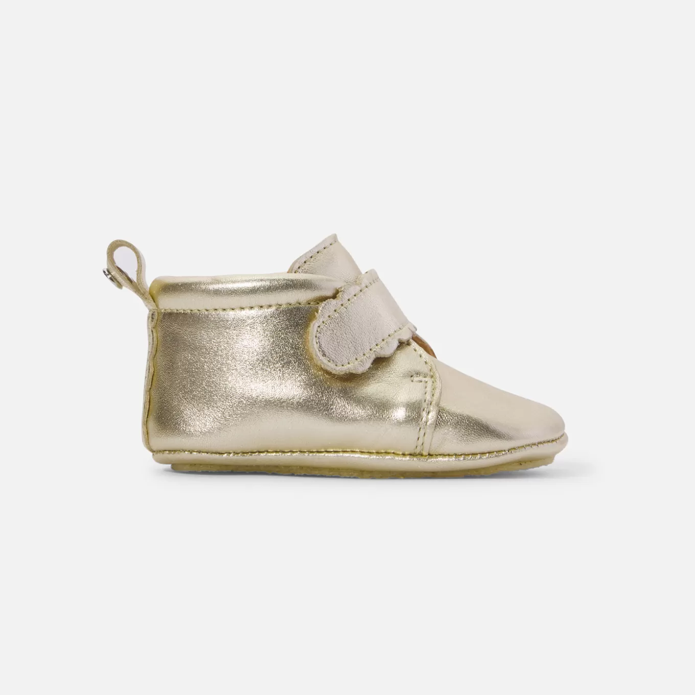 Cheap Jacadi Baby-Krabbelschuhe für Mädchen aus irisierendem Leder GOLD