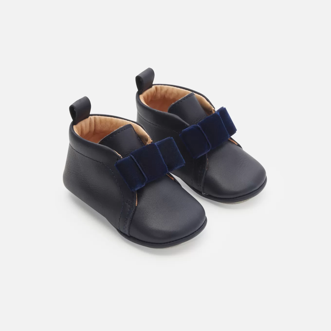 Shop Jacadi Baby-Krabbelschuhe für Mädchen aus Leder MARINEBLAU JACADI