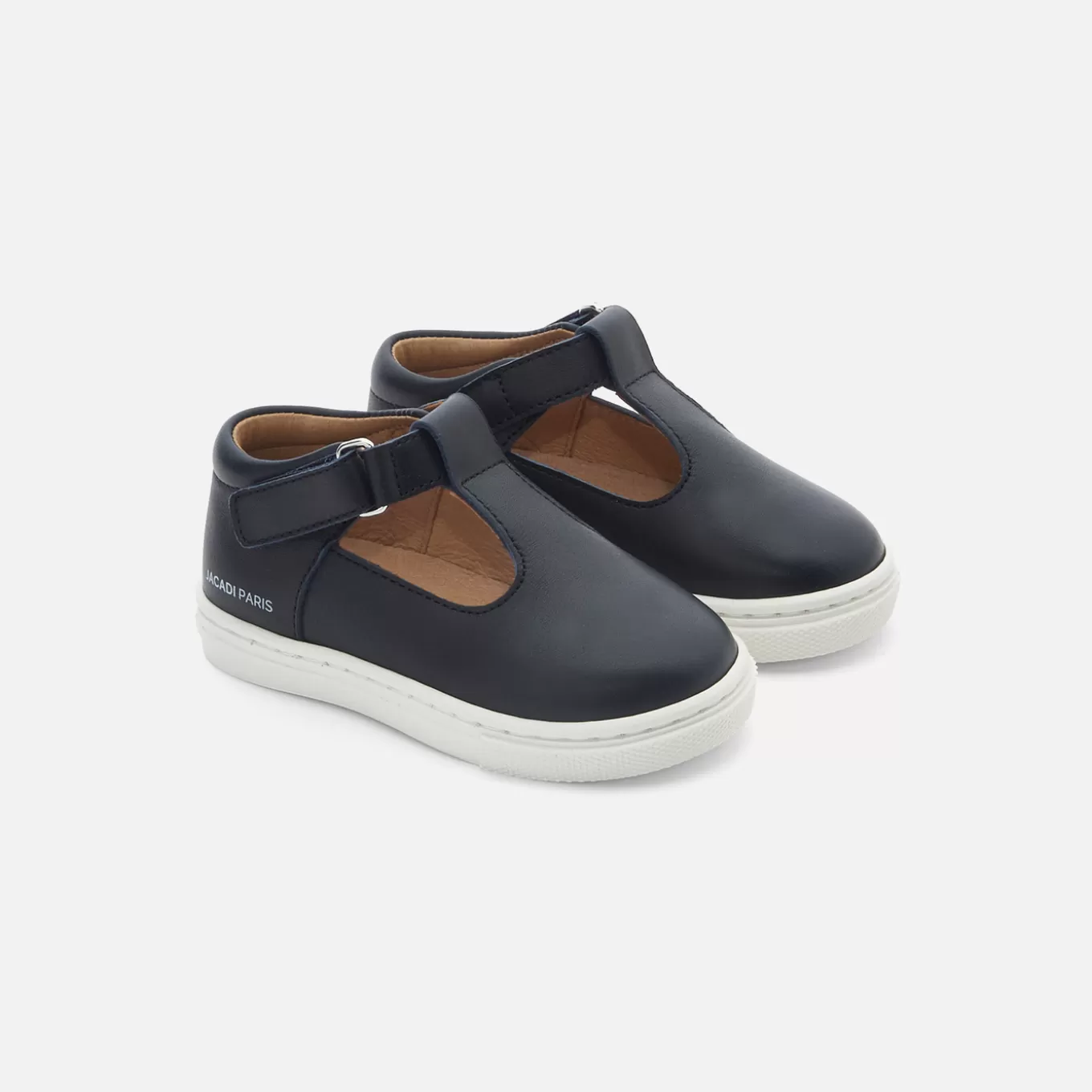 Flash Sale Jacadi Baby-T-Riemchenschuhe aus Glattleder für Jungen MARINEBLAU JACADI