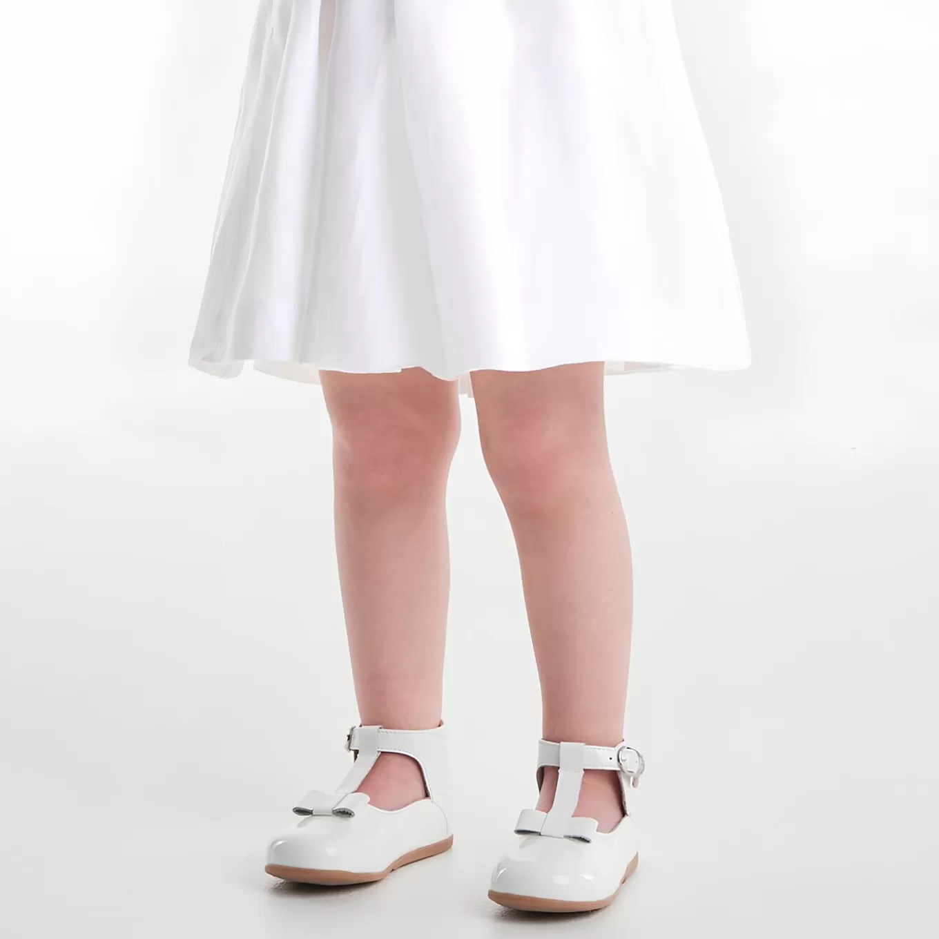 Shop Jacadi Baby-T-Riemchenschuhe aus Glattleder für Mädchen JACADI WEISS