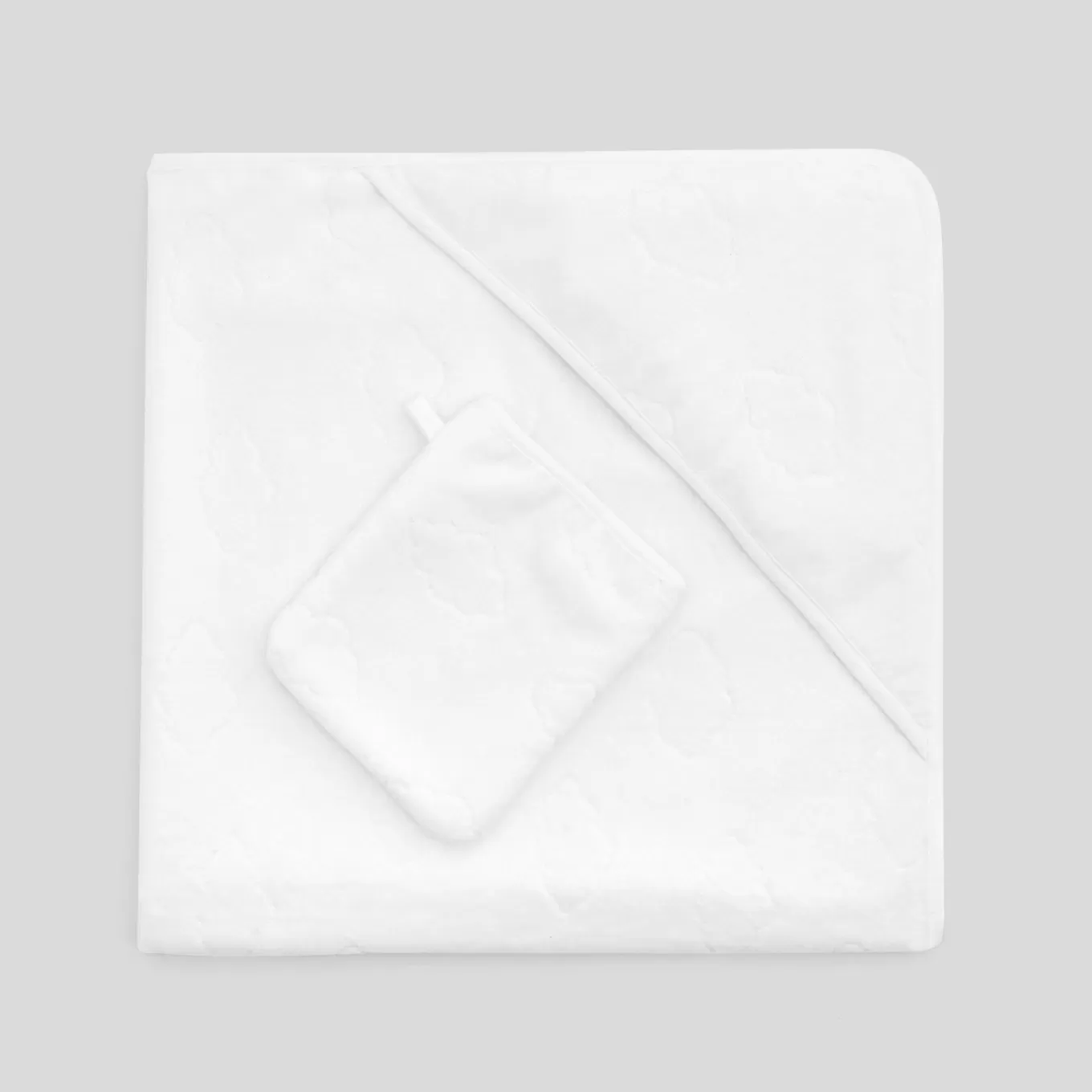 Best Jacadi Badetuch für Babys JACADI WEISS