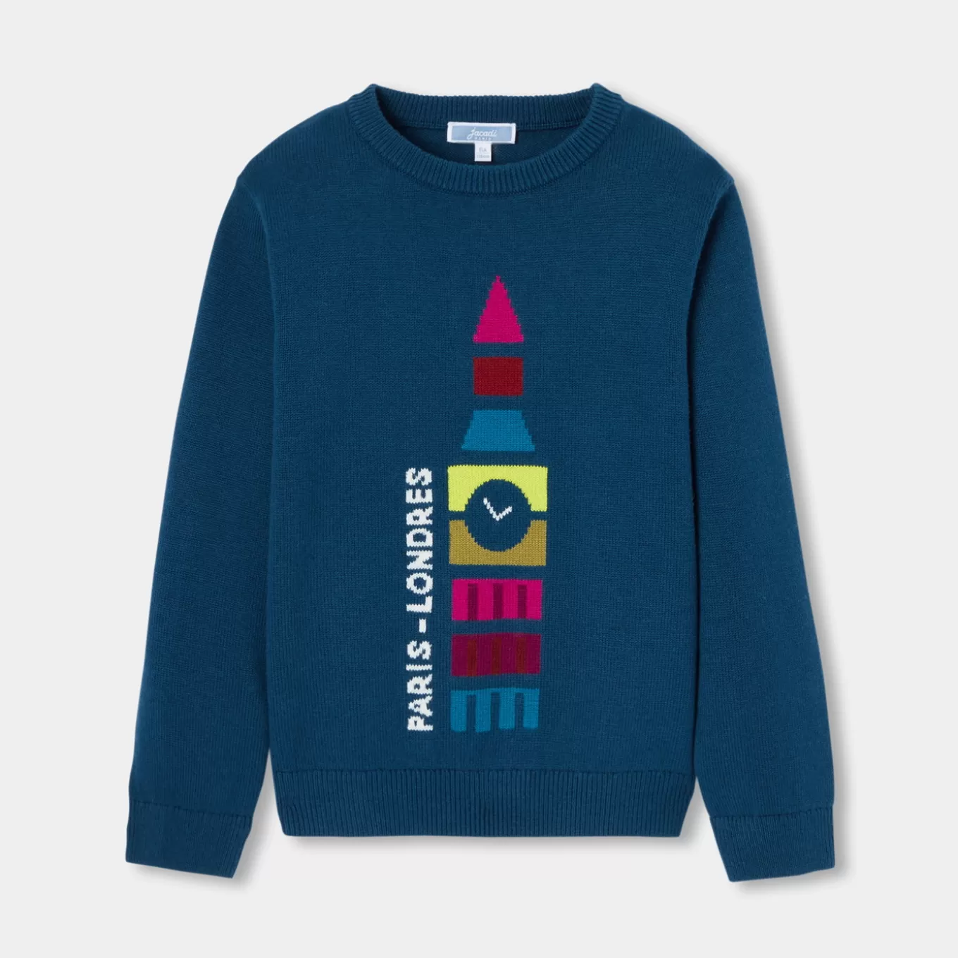Discount Jacadi Baumwoll-Wollpullover für Jungen TINTE