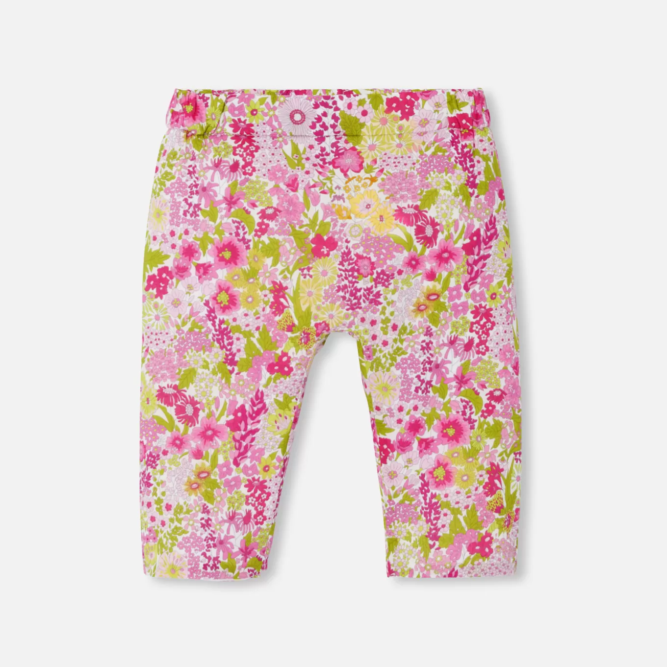 Clearance Jacadi Bequeme Hose aus Liberty-Stoff für Baby Mädchen ROSA/MEHRFARBIG