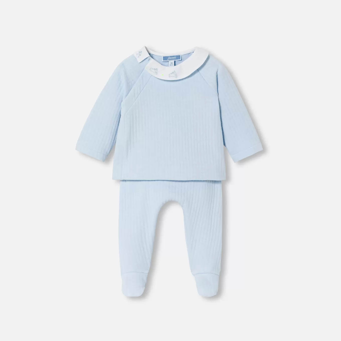 Store Jacadi Bequemes Ensemble für Baby Jungen HELLBLAU
