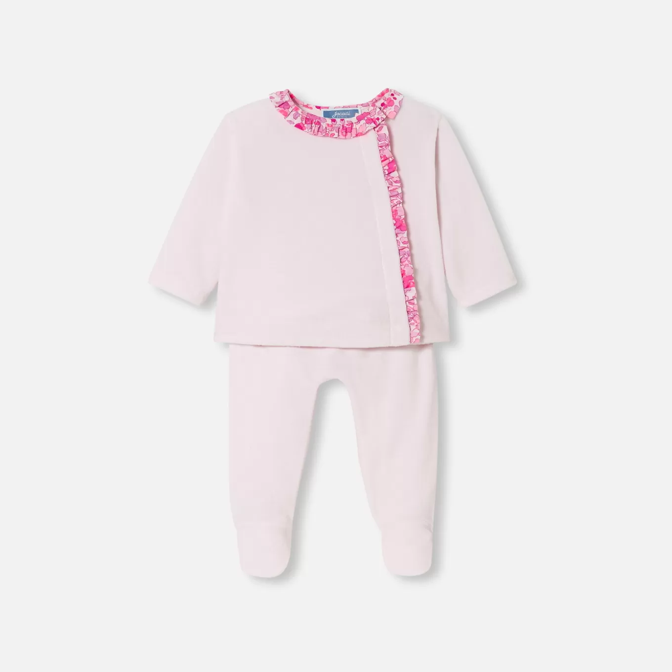 Fashion Jacadi Bequemes Ensemble für Baby Mädchen ROSA BLASS JACADI