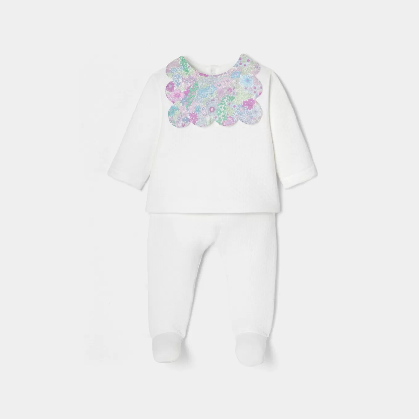 Outlet Jacadi Bequemes Ensemble für Mädchen JACADI WEISS