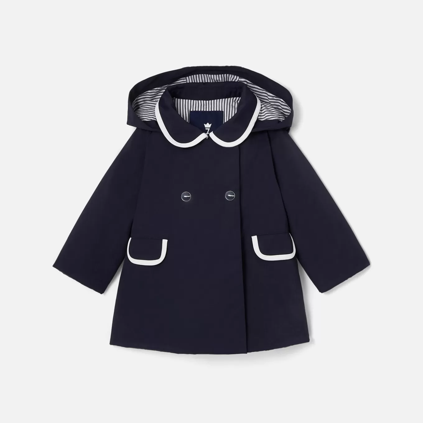 Best Sale Jacadi Übergangsmantel für Mädchen MARINEBLAU JACADI