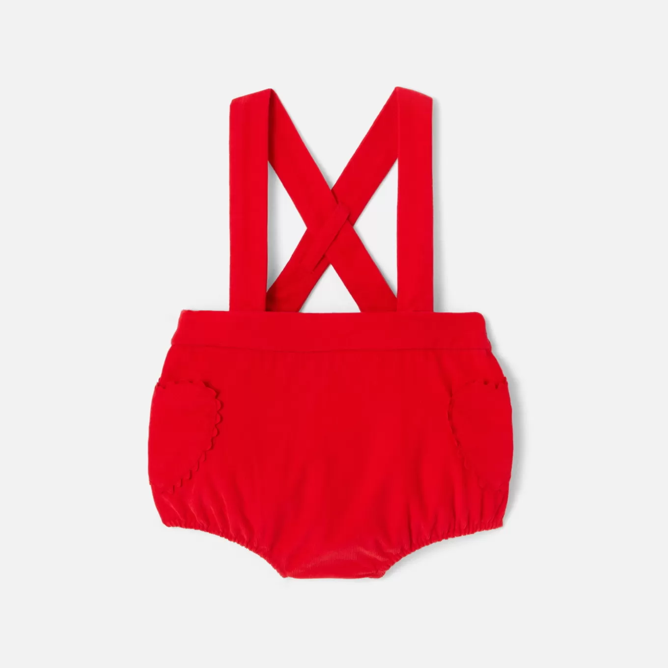Clearance Jacadi Bloomer aus leichtem Samt für Mädchen ROT JACADI