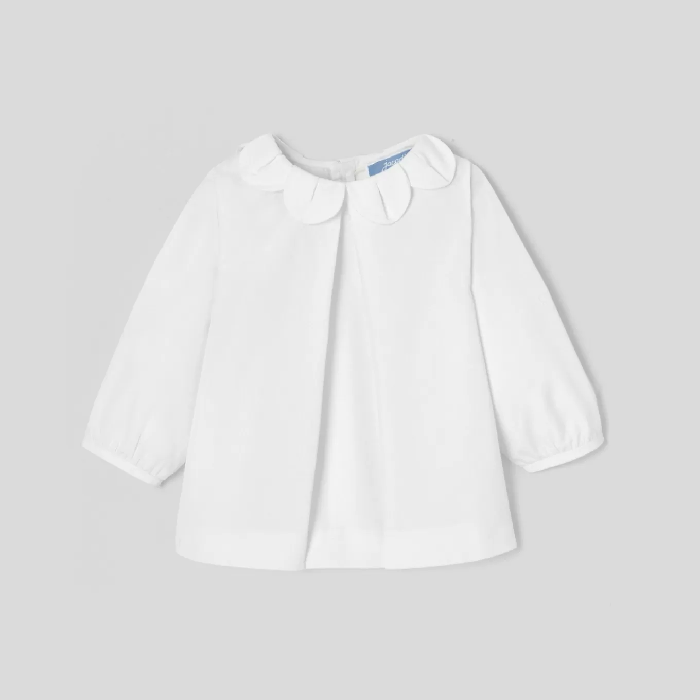 Store Jacadi Bluse mit Blütenblattkragen für Mädchen JACADI WEISS