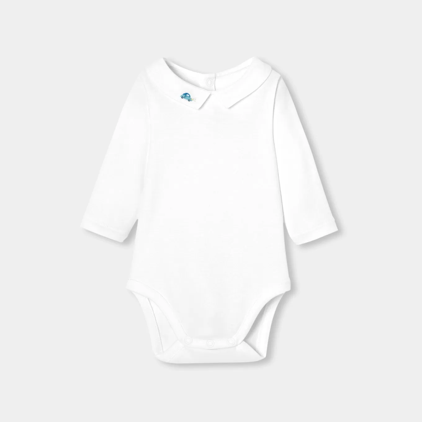 Cheap Jacadi Body für Baby Jungen mit Kragen JACADI WEISS