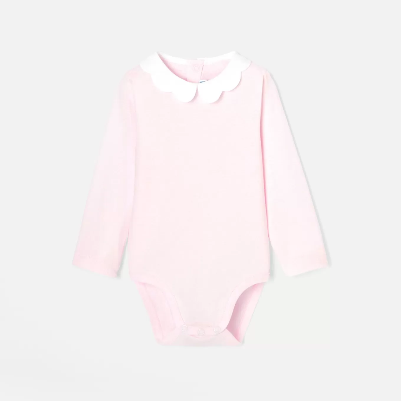 Online Jacadi Body mit Feston-Kragen für Mädchen ROSA PUDER JACADI