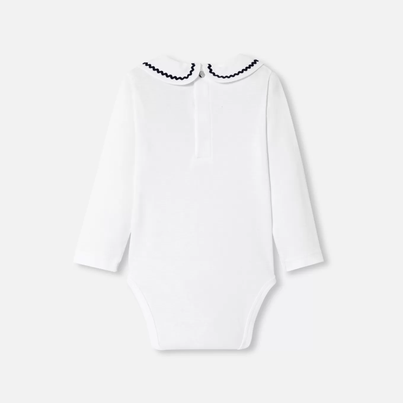 Fashion Jacadi Body mit gemustertem Kragen Kleinkind Mädchen JACADI WEISS