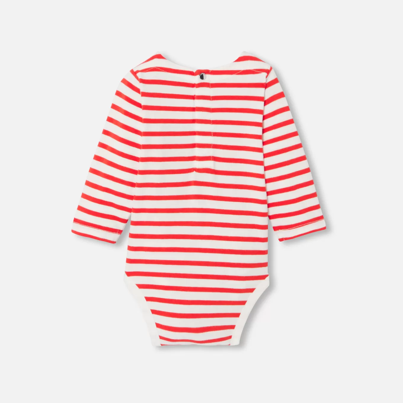 Clearance Jacadi Body mit langen Ärmeln für Baby WEISS/ROT