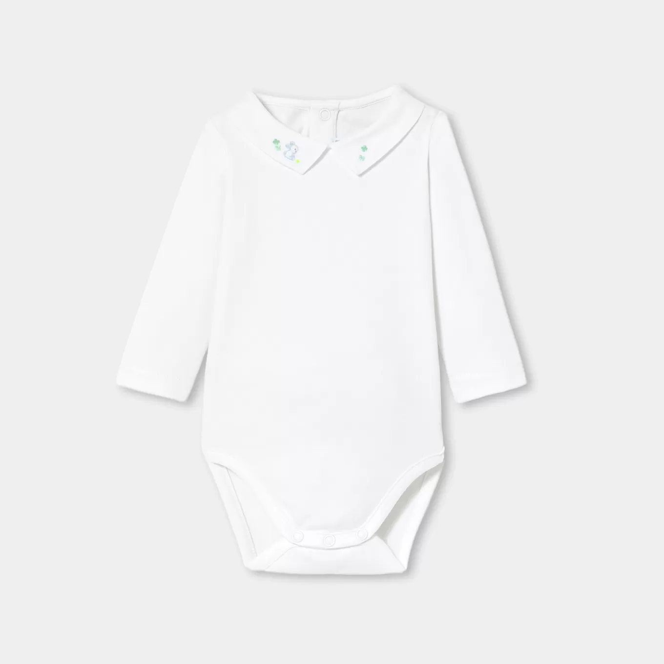Outlet Jacadi Body mit langen Ärmeln für Baby Jungen JACADI WEISS