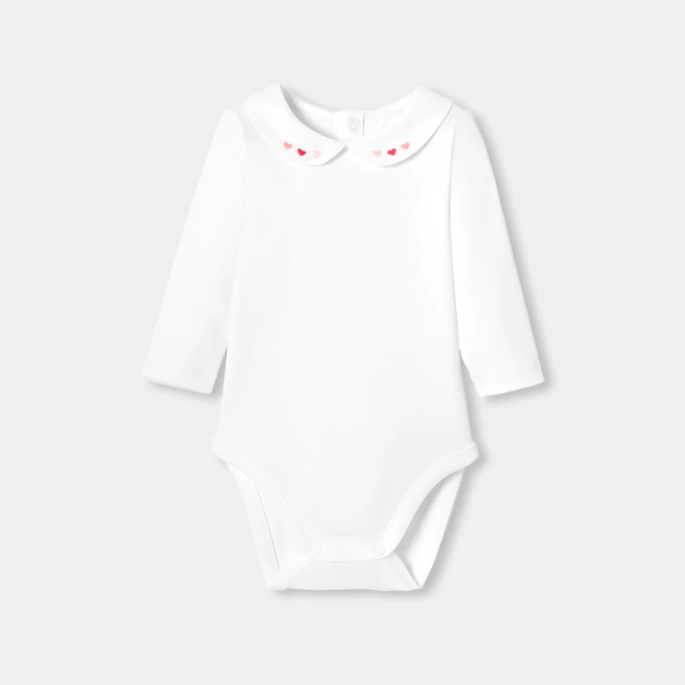 Fashion Jacadi Body mit langen Ärmeln für Baby Mädchen JACADI WEISS