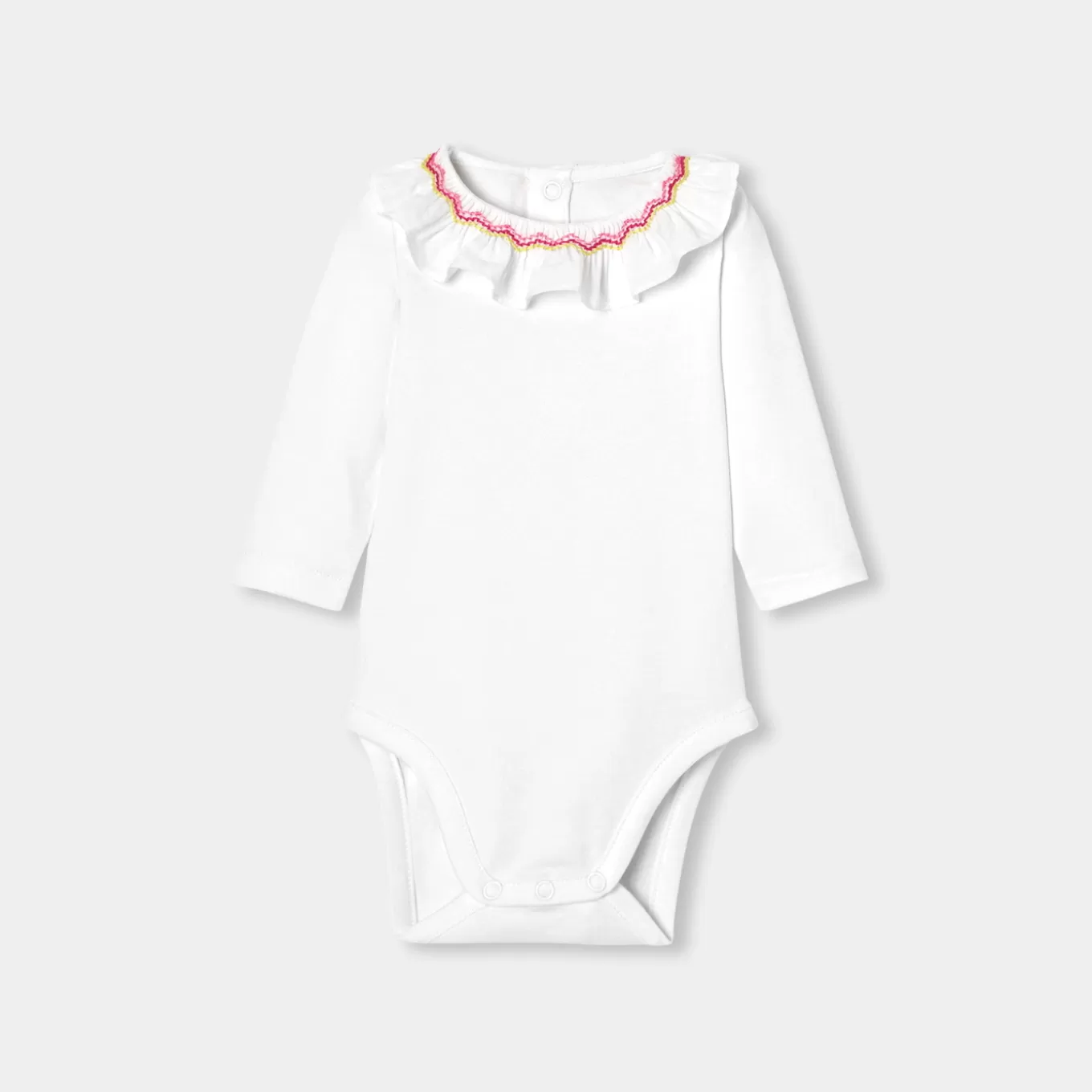 Sale Jacadi Body mit langen Ärmeln für Baby Mädchen JACADI WEISS