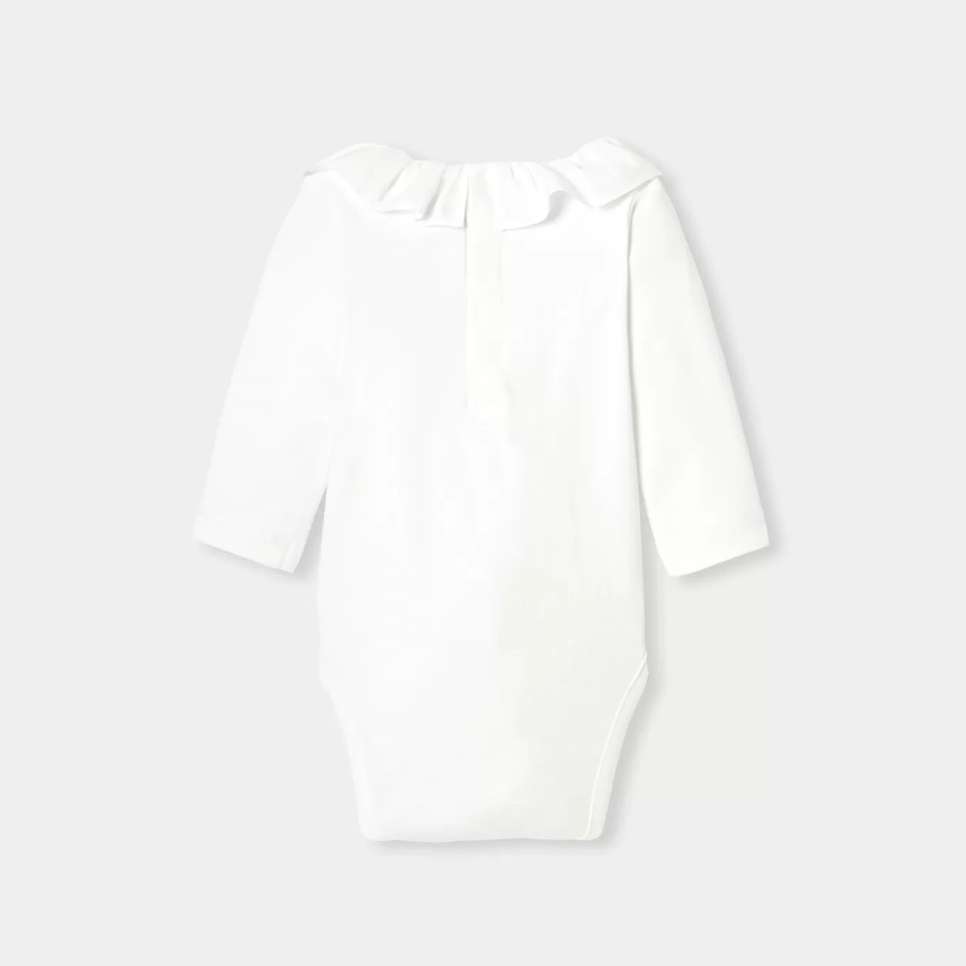 Best Sale Jacadi Body mit langen Ärmeln für Baby Mädchen JACADI WEISS