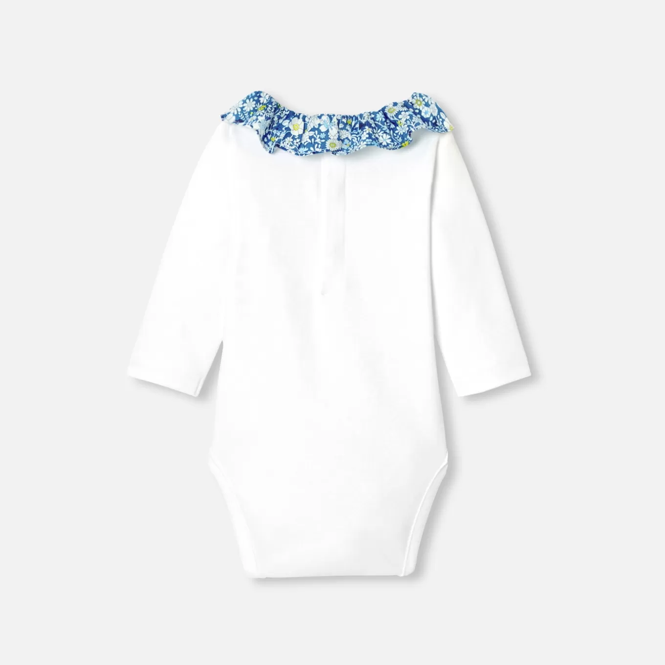 Sale Jacadi Body mit langen Ärmeln für Baby Mädchen WEISS/BLAU
