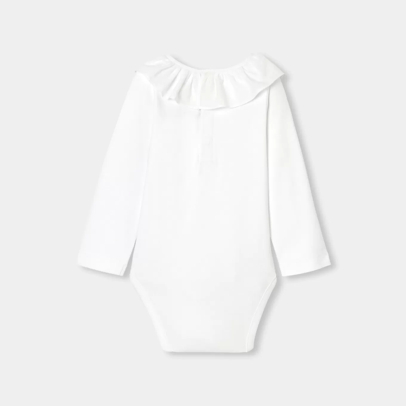 New Jacadi Body mit langen Ärmeln Kleinkind Mädchen JACADI WEISS
