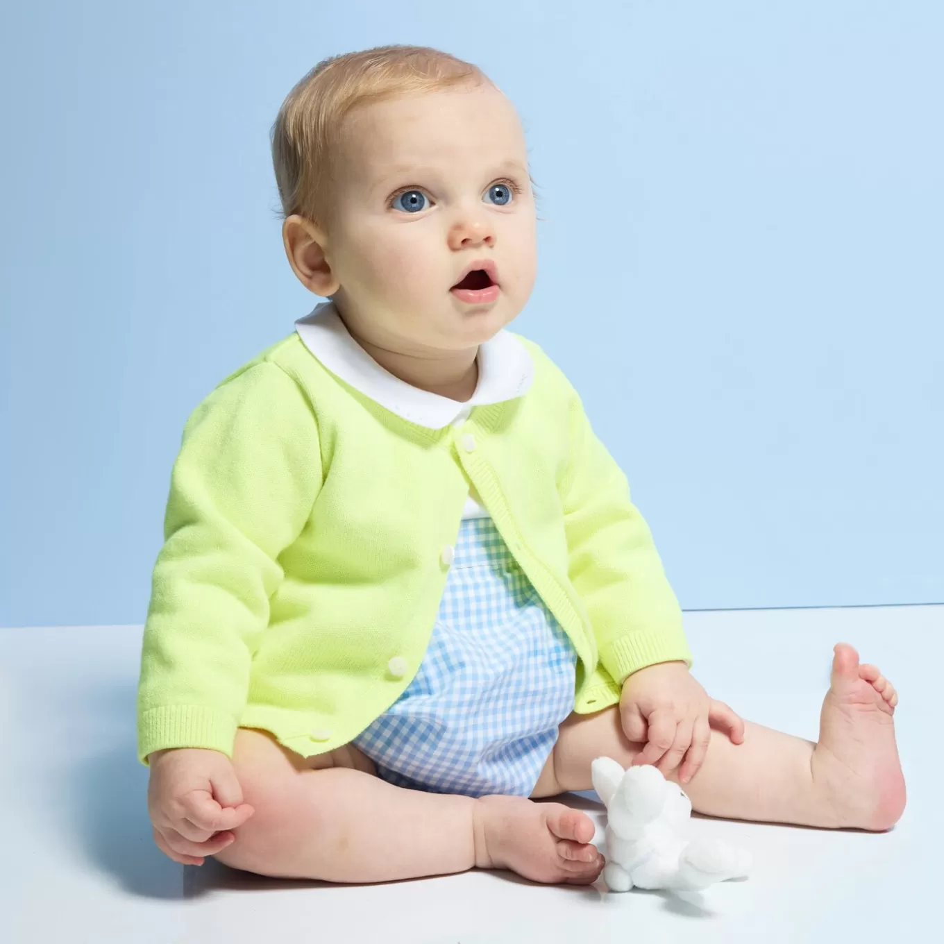 Discount Jacadi Cardigan aus Jersey für Babys NEON GELB