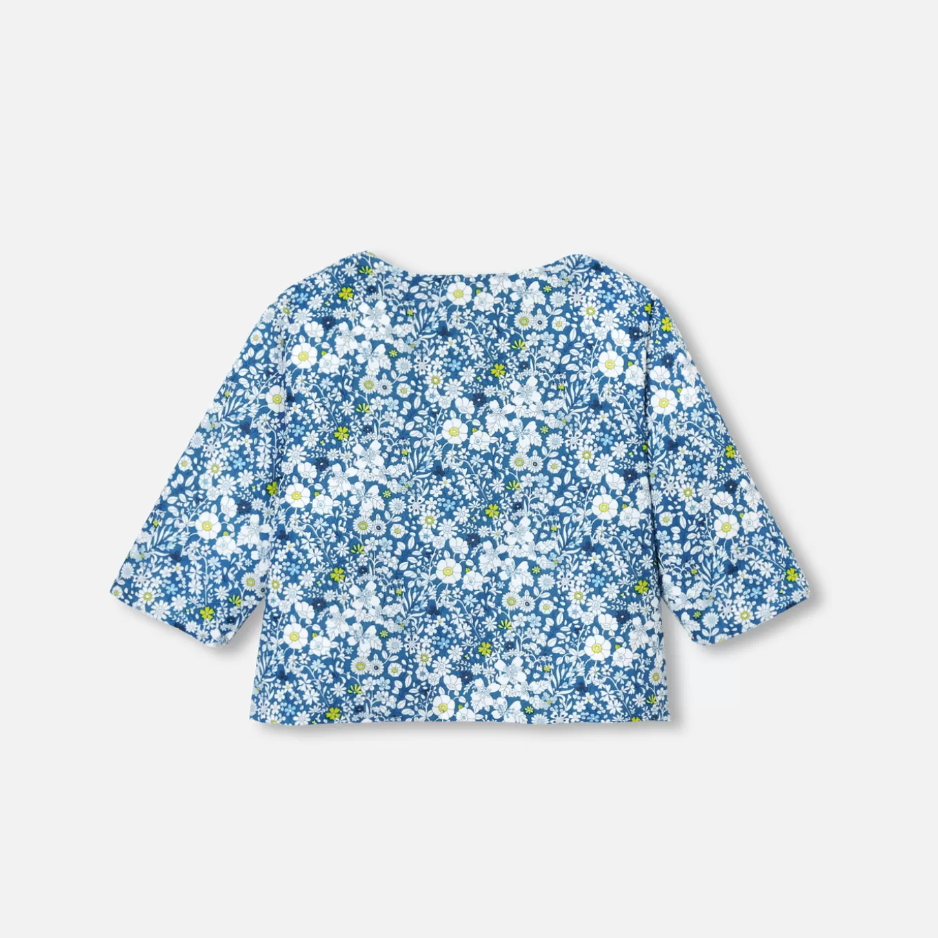 Discount Jacadi Cardigan aus Liberty-Stoff für Baby Mädchen BLAU/MEHRFARBIG