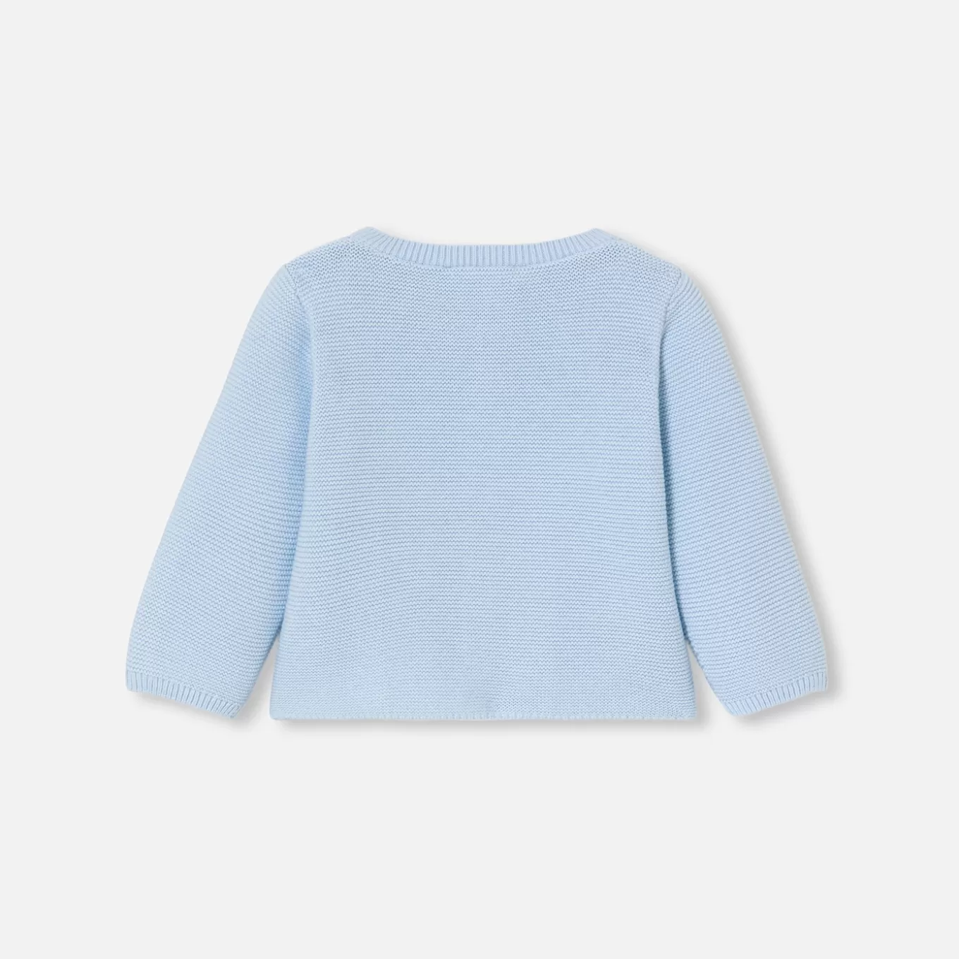 Fashion Jacadi Cardigan im Krausstrick für Babys HELLBLAU