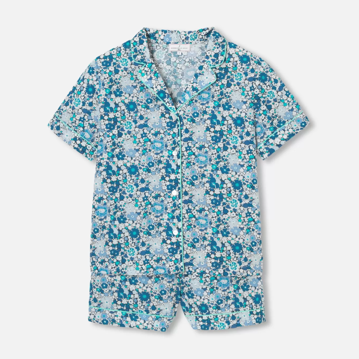 Shop Jacadi Damen-Kurzer Pyjama aus Liberty-Stoff BLAU/MEHRFARBIG