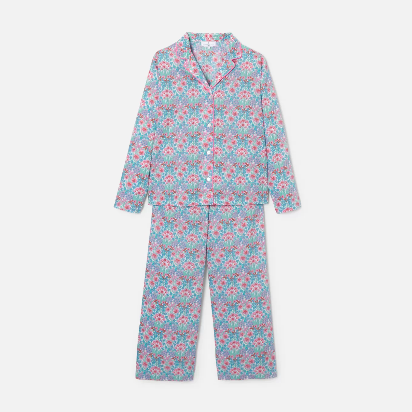 Sale Jacadi Damen-Pyjama aus Liberty-Stoff BLAU/MEHRFARBIG