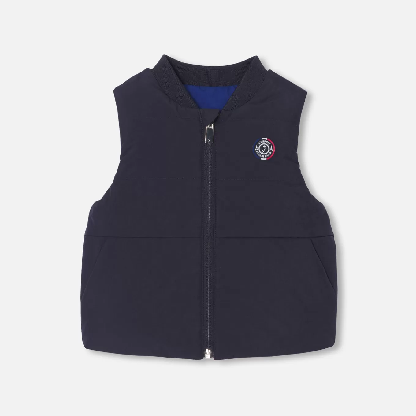 Clearance Jacadi Daunenjacke ohne Ärmel Kleinkind Junge MARINEBLAU/MEHRFARBIG
