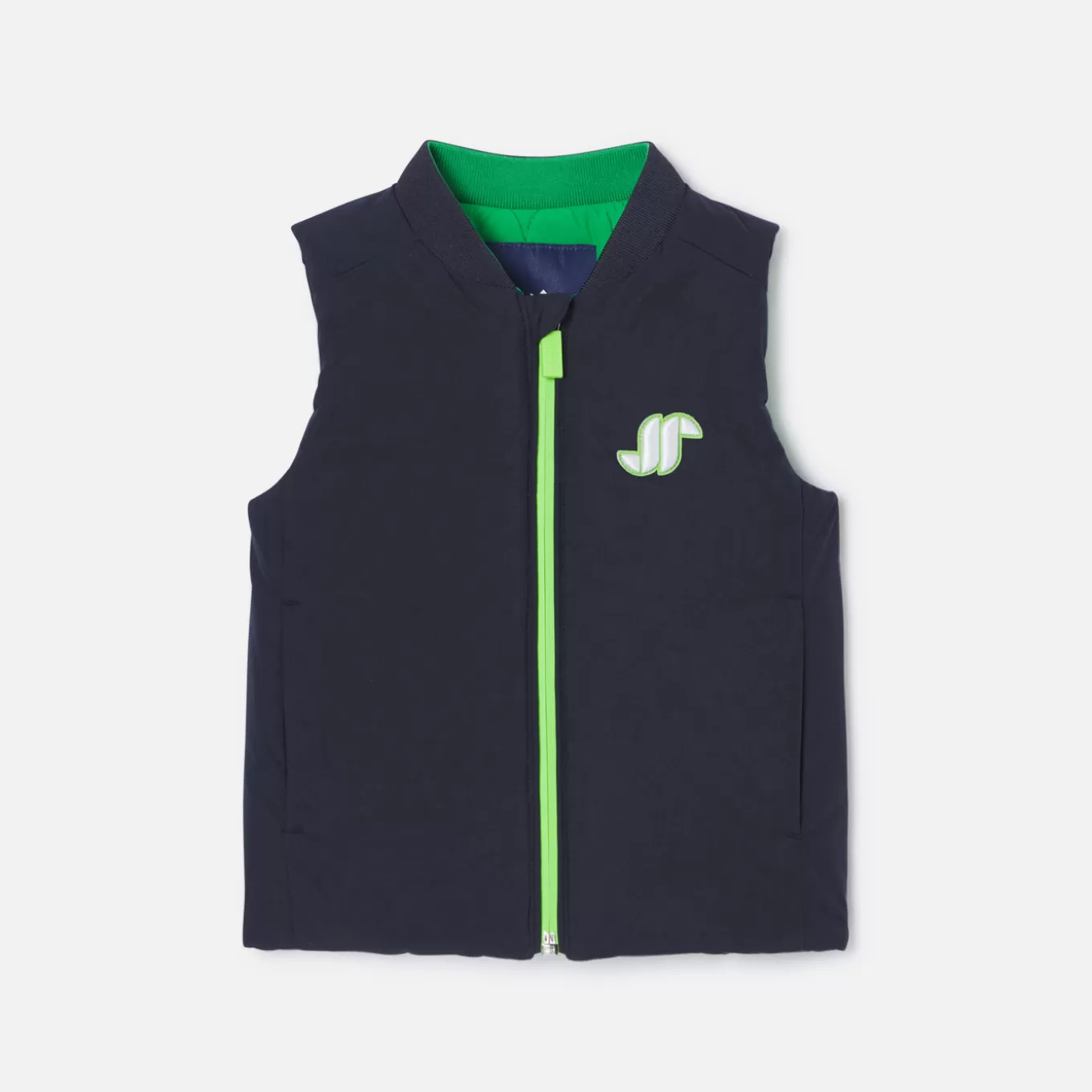 Discount Jacadi Daunenjacke ohne Ärmel Kleinkind Junge MARINEBLAU/GRÜN