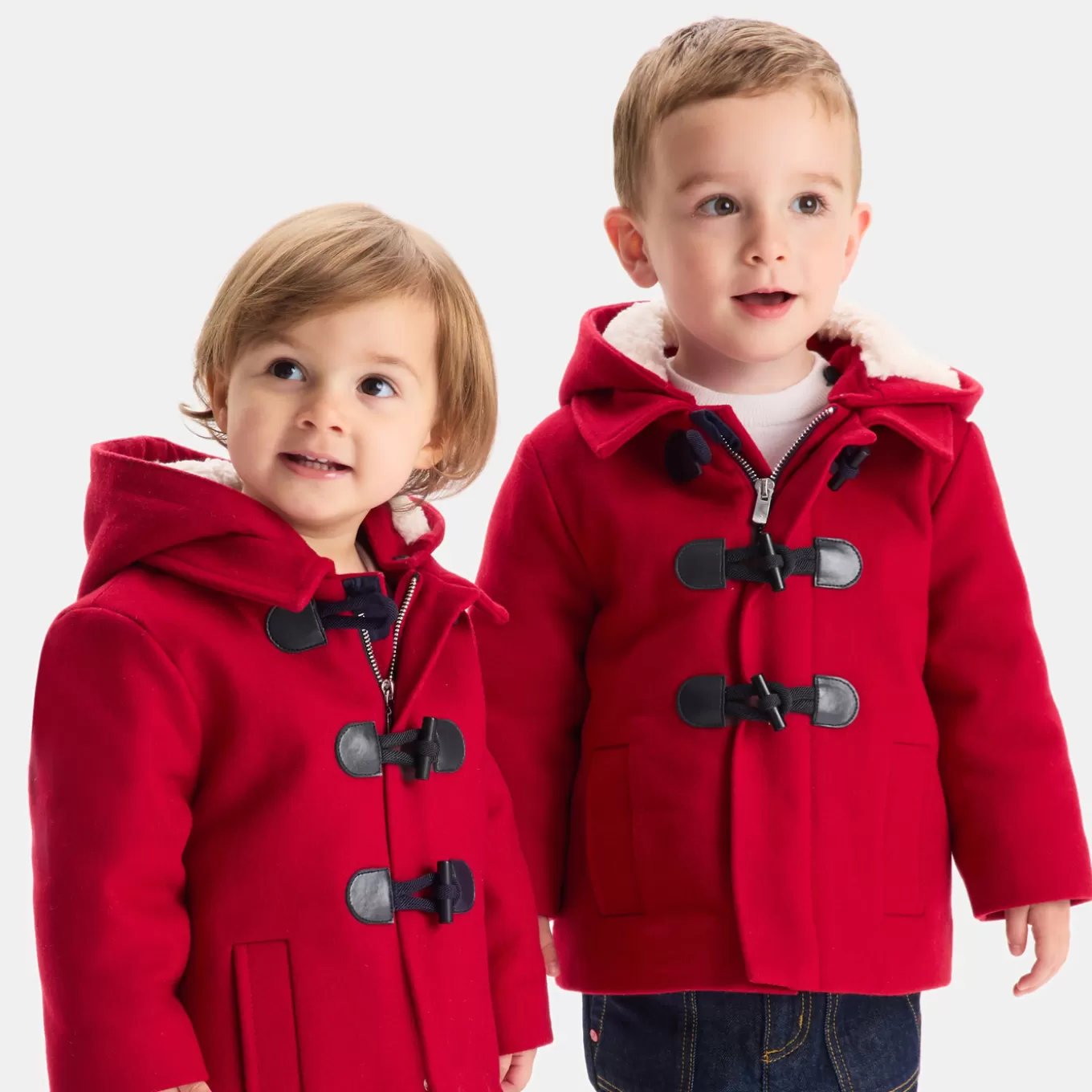 Best Sale Jacadi Dufflecoat Kleinkind RUBINROT