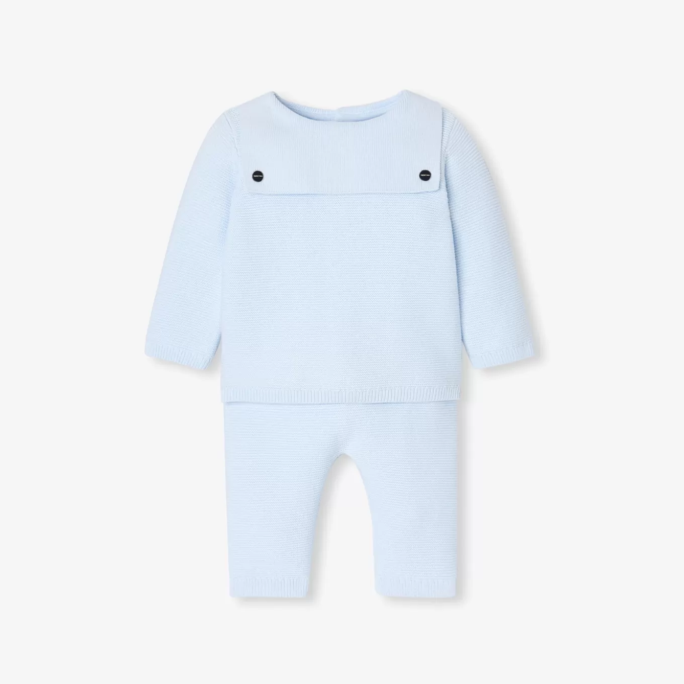 Sale Jacadi Ensemble aus Krausstrick für Jungen HELLBLAU