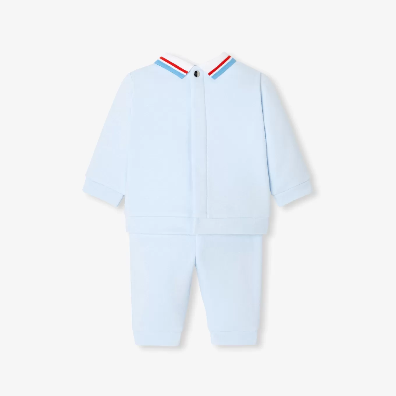 Store Jacadi Ensemble aus Molton für Jungen HELLBLAU