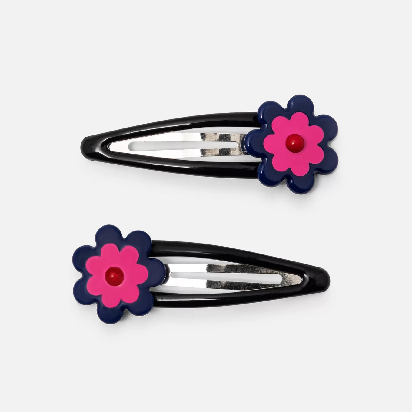 New Jacadi 2er-Pack Haarspangen für Mädchen ROSA/BLAU