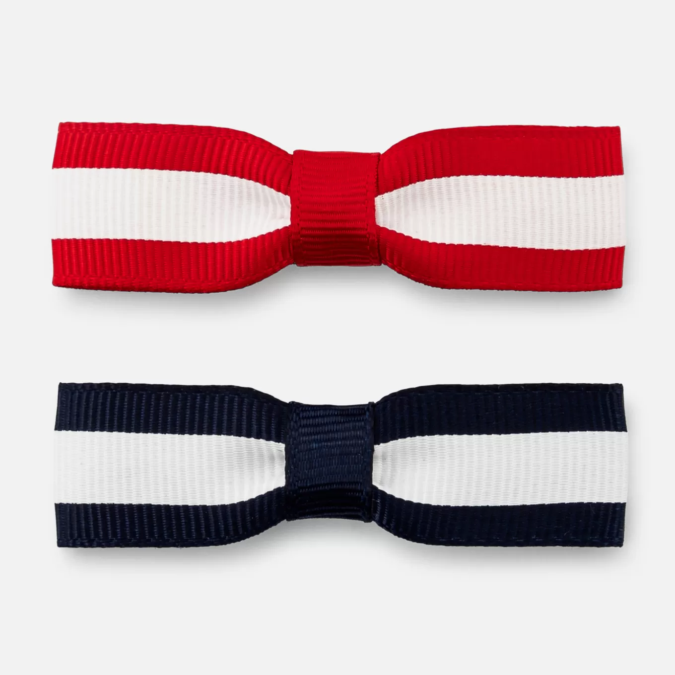 Sale Jacadi 2er-Pack Haarspangen mit flacher Schleife für Mädchen MARINEBLAU/ROT