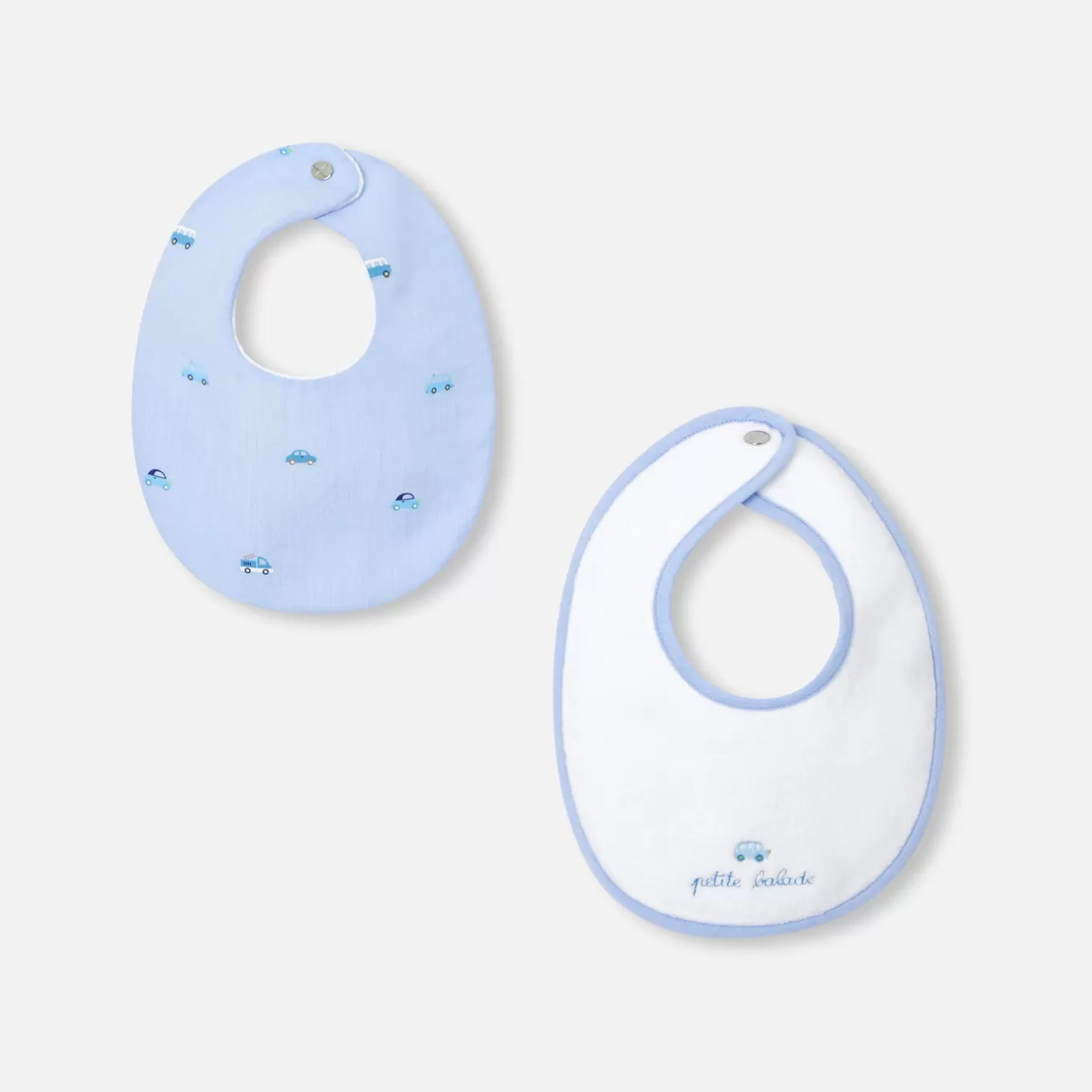 Cheap Jacadi 2er-Pack Lätzchen aus Frottee WEISS/BLAU
