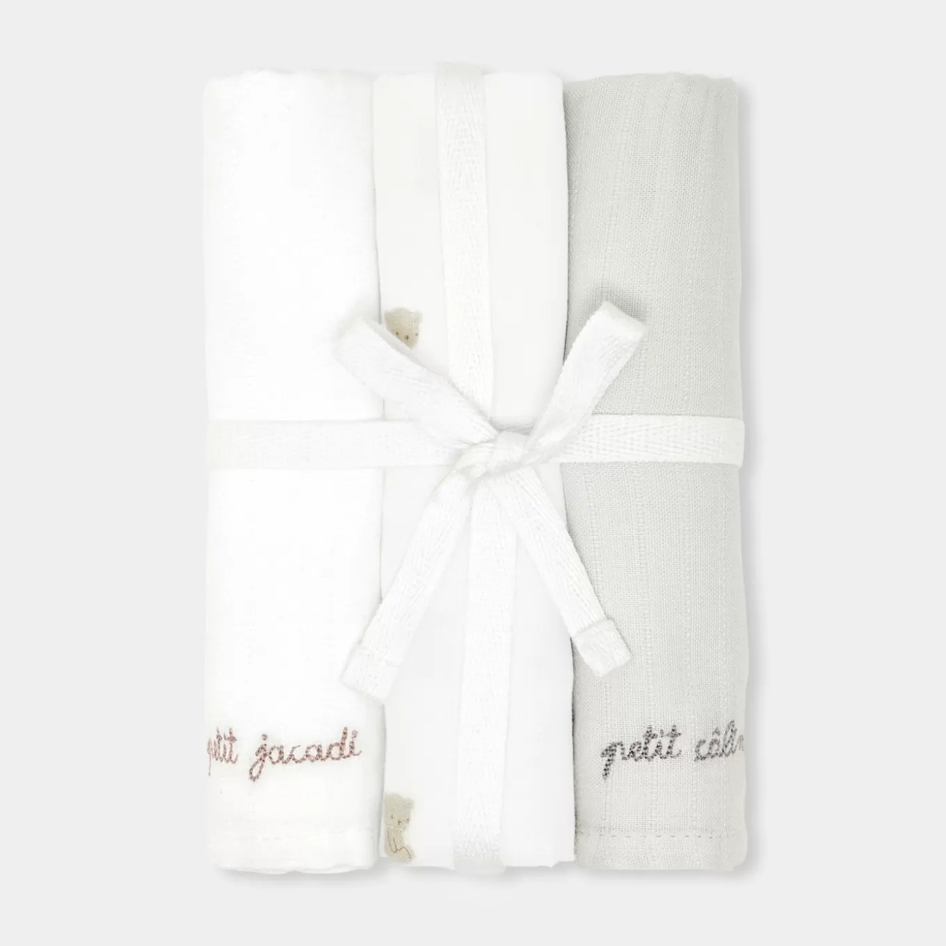 Cheap Jacadi 3er-Pack Mulltücher JACADI WEISS