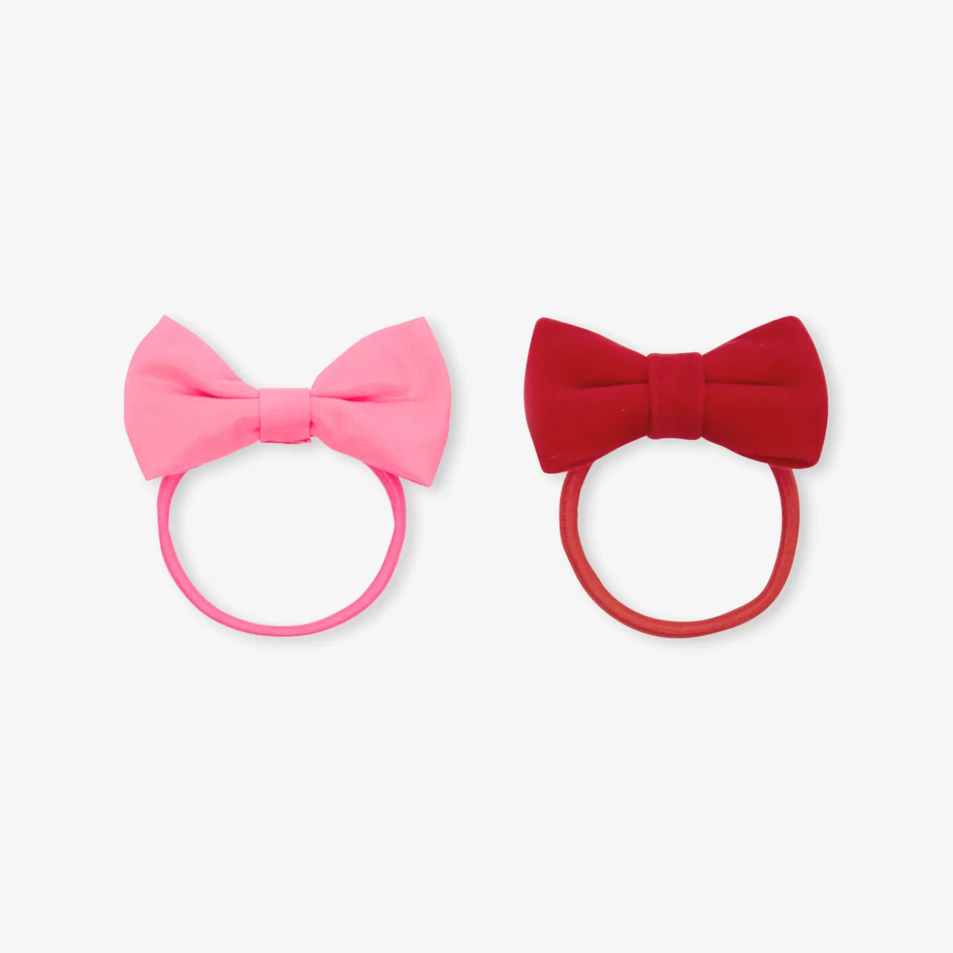 Fashion Jacadi 2er-Set Haargummis für Mädchen ROSA/ROT