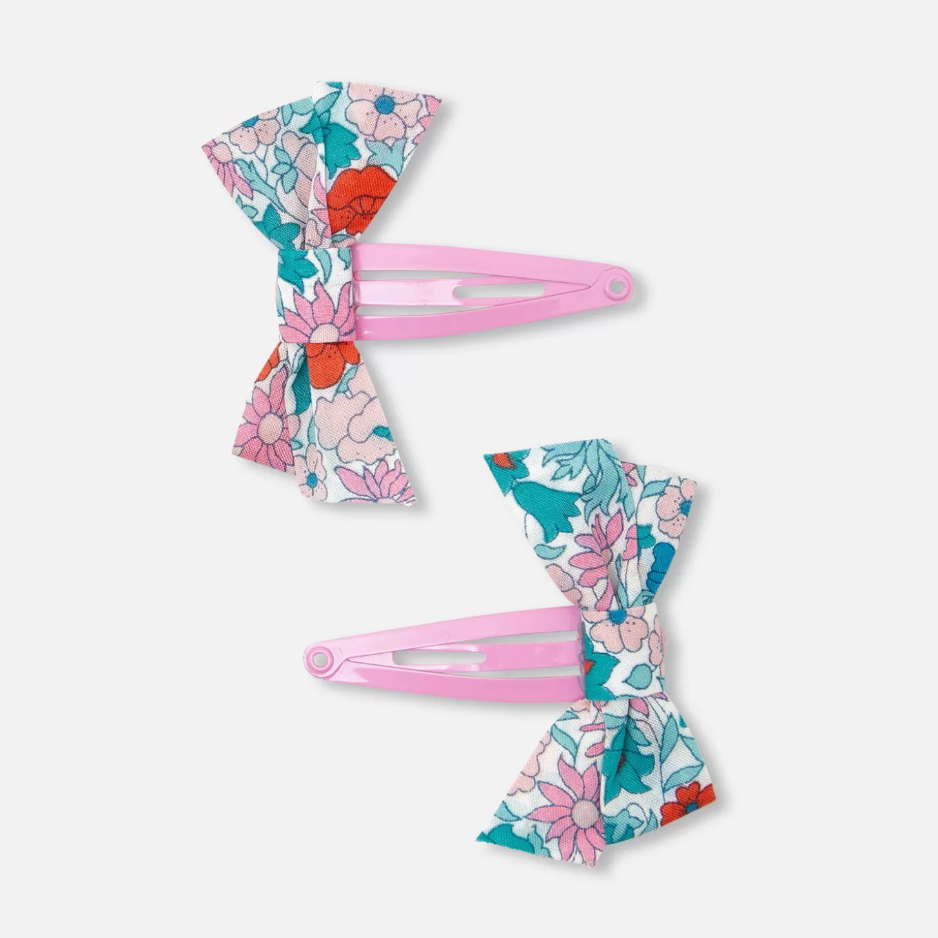 Cheap Jacadi 2er-Set Haarspangen mit Schleife aus Liberty-Stoff ROSA/GRÜN