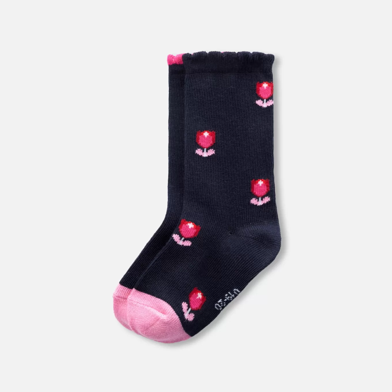 Best Jacadi 2er-Set hohe Socken Kleinkind Mädchen MARINEBLAU/MEHRFARBIG