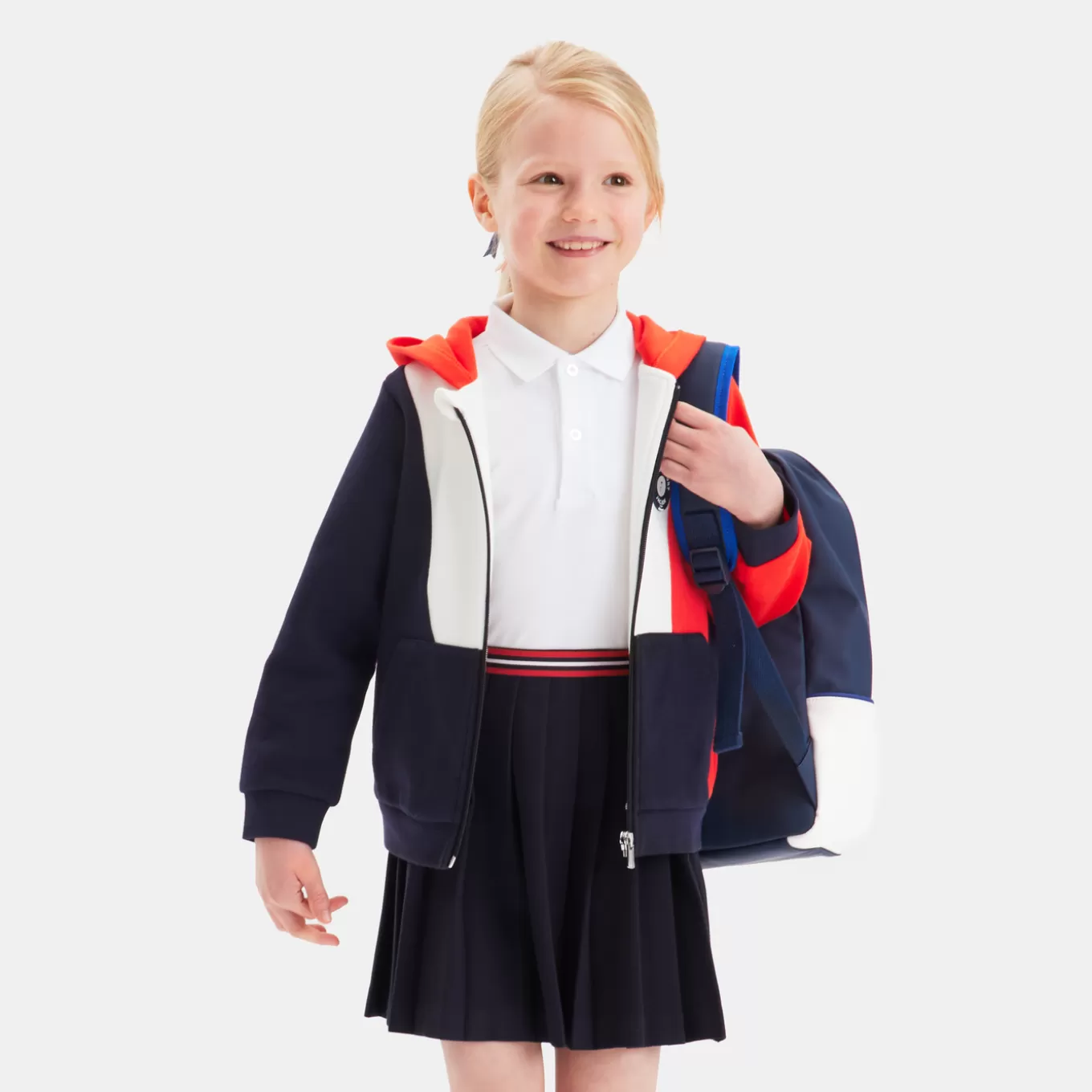 Online Jacadi Faltenrock für Mädchen MARINEBLAU JACADI