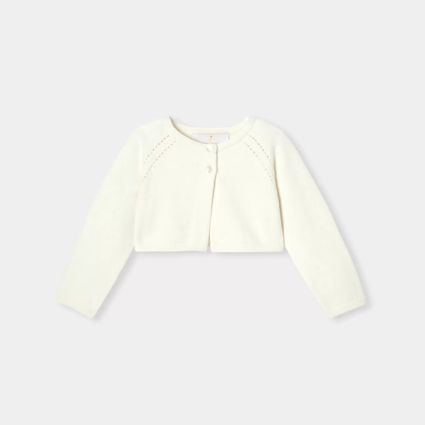 Best Sale Jacadi Festlicher Bolero Kleinkind Mädchen WEICHES JACADI WEISS