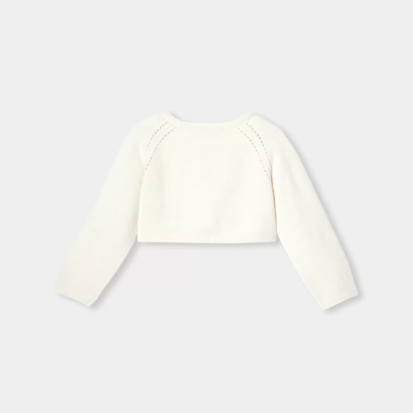 Best Sale Jacadi Festlicher Bolero Kleinkind Mädchen WEICHES JACADI WEISS