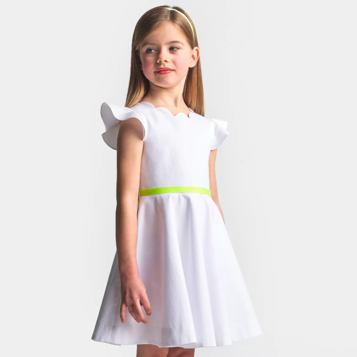 Best Sale Jacadi Festliches Kleid für Mädchen JACADI WEISS