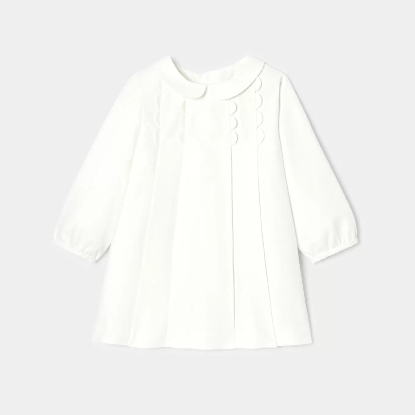 Fashion Jacadi Festliches Kleid Kleinkind Mädchen WEICHES JACADI WEISS
