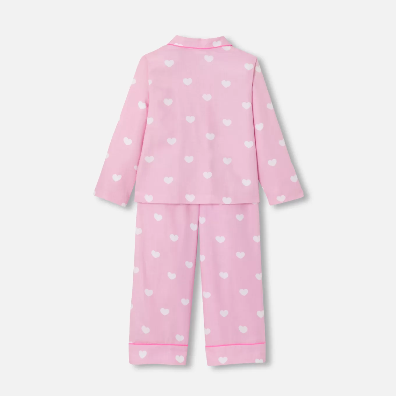 Fashion Jacadi Flanell-Pyjama für Mädchen ROSA