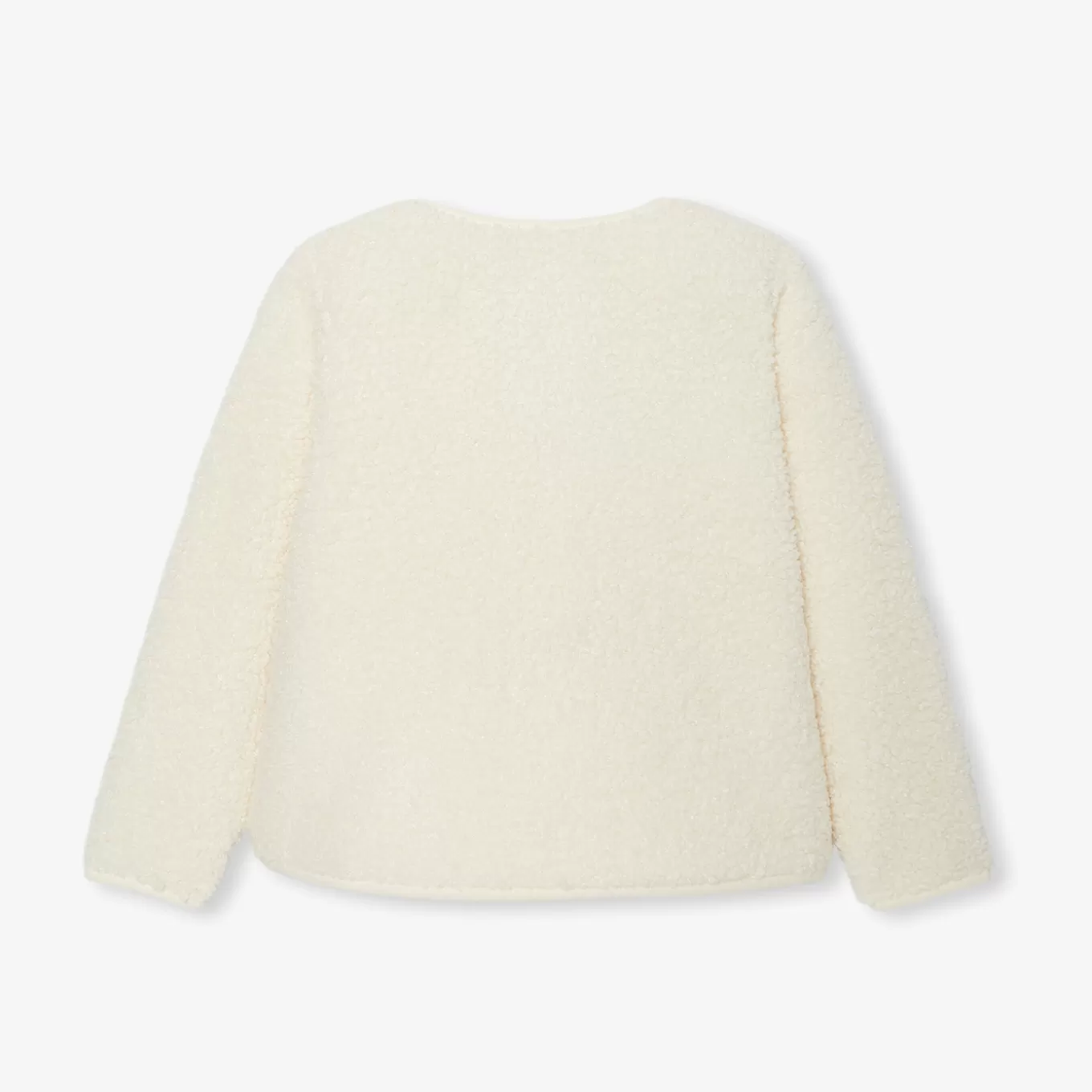 New Jacadi Fleecejacke für Mädchen WEICHES JACADI WEISS