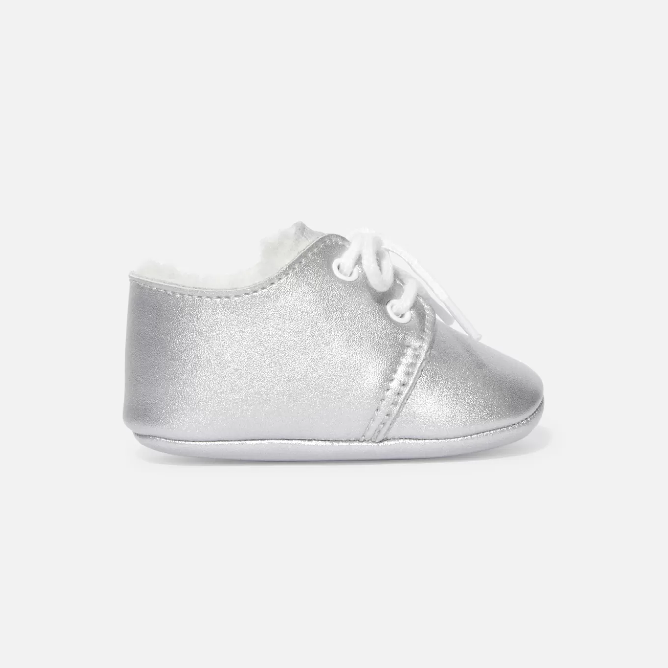 New Jacadi Gefütterte Booties für Baby Mädchen SILBER