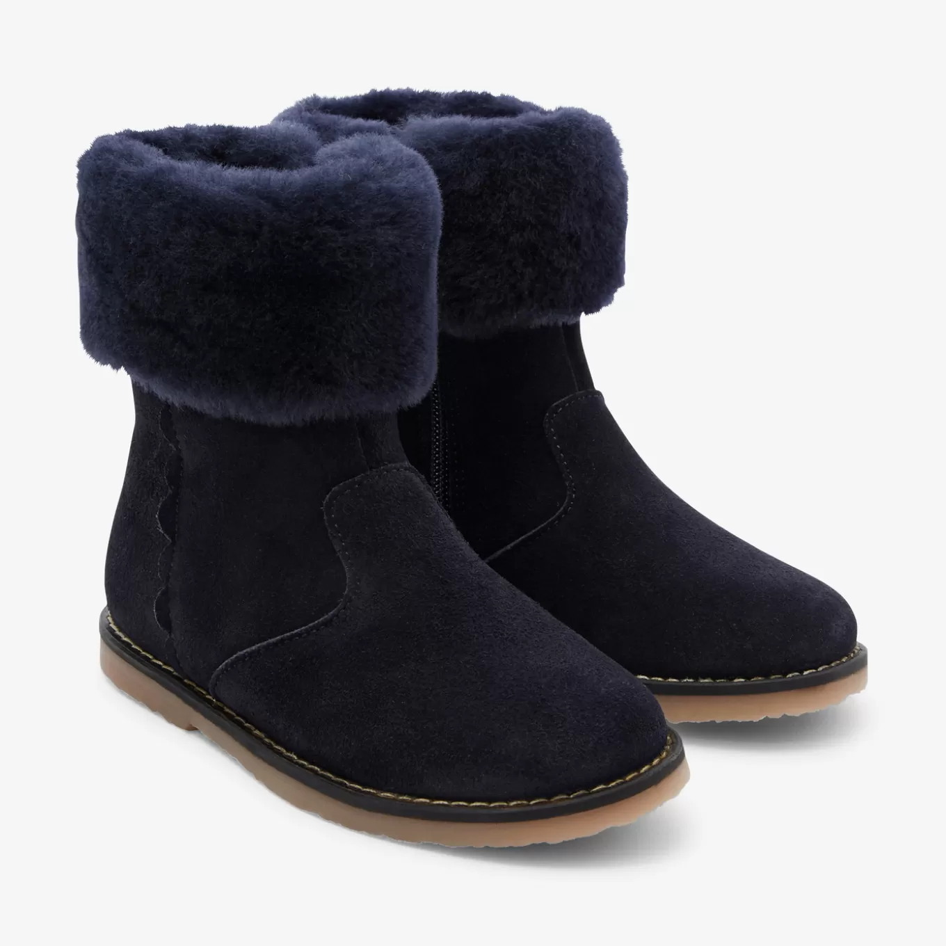 Best Sale Jacadi Gefütterte Boots für Mädchen MARINEBLAU JACADI